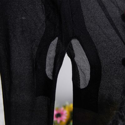 Sheer open crotch pantyhose
