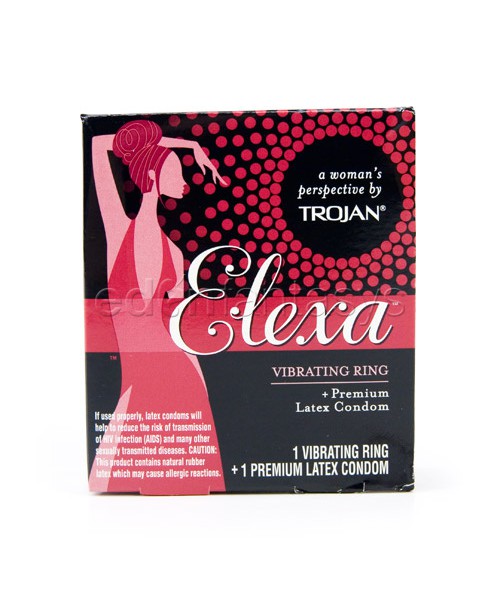 Elexa vibrating ring and condom