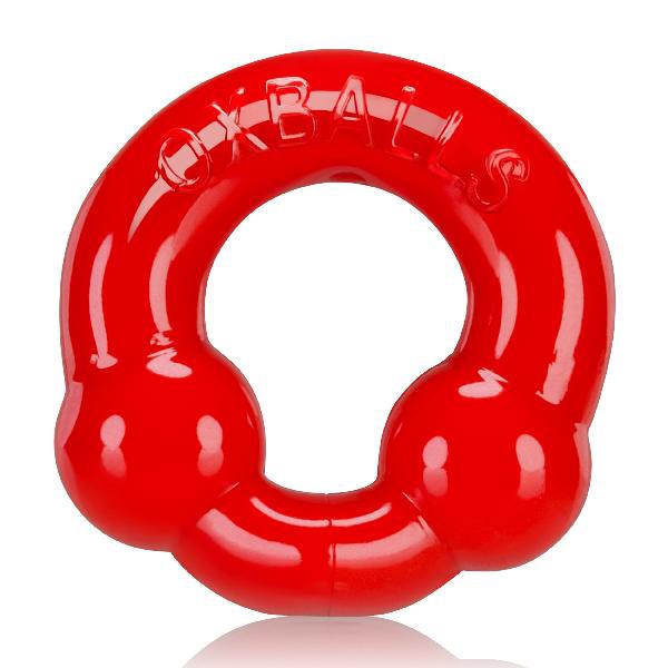 Ultraballs 2 Pack Cockring Steel And Red — image 5 of 10