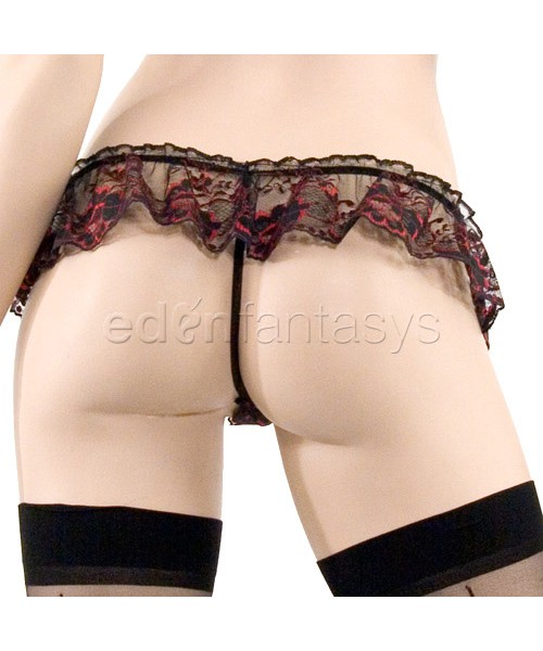 Lace bikini with garter