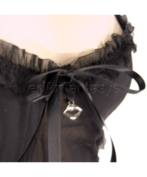 Backless babydoll set