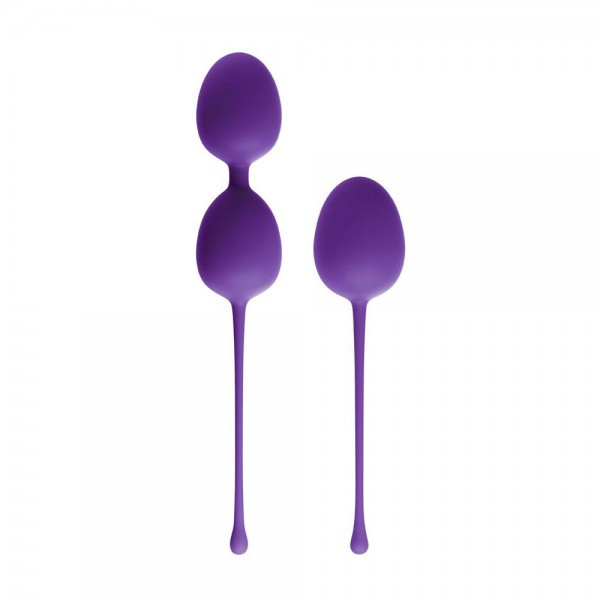 Jimmy Jane Weighted Silicone Kegel Trainer (2 Pce Set)