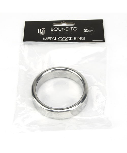 Bound to Please Metal Cock and Ball Ring &#8211; 50mm