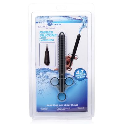 CleanStream Silicone Ribbed Lubricant Launcher