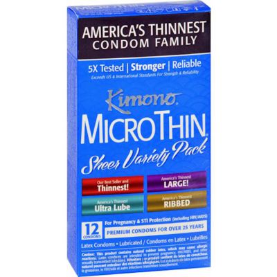 Kimono Microthin Sheer Variety Pack 12 Pack 12