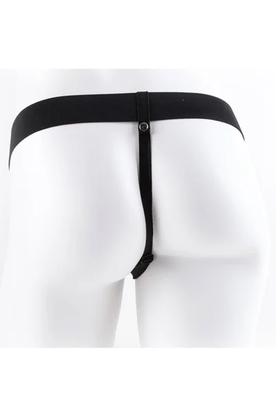 Pipedream 9" Vibrating Realistic Hollow Strap-On — image 11 of 12