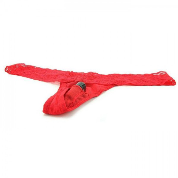 Hustler Vibrating Lace Thong