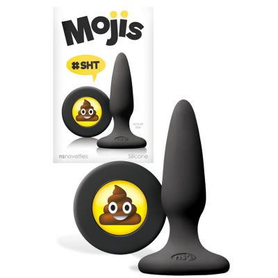nsnovelties Poop Emoji 3 4 Silicone Butt Plug