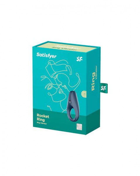 Satisfyer 3" Vibrating Silicone Cock Ring with Stimulating Nub