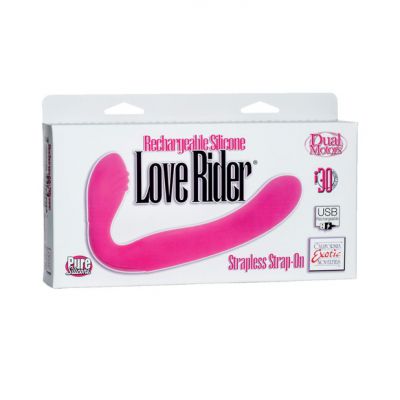 CalExotics Love Rider Pink Rechargeable Strapless Strap On