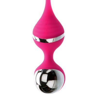 Adam and Eve Vibrating Kegel Balls in 7 Silicone Holder