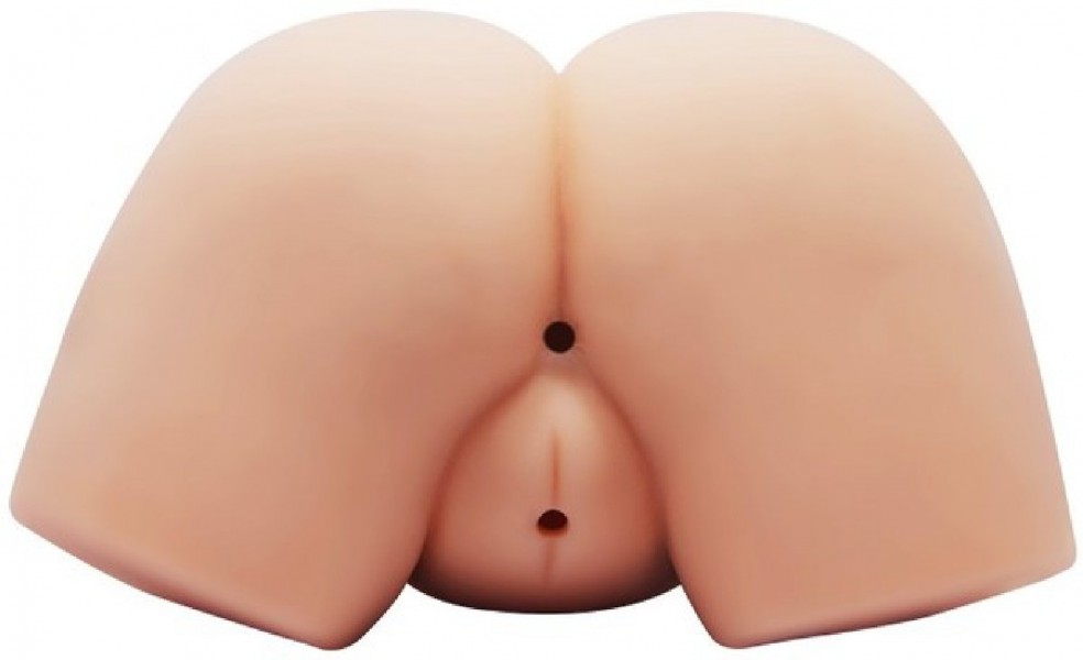 Doggy Vagina And Anal Stimulator (Flesh)