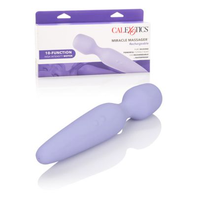 California Exotic USB Rechargeable 8 5 Silicone Wand Vibrator