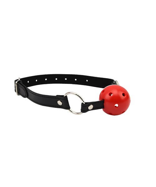 Bound to Please Breathable Ball Gag Red