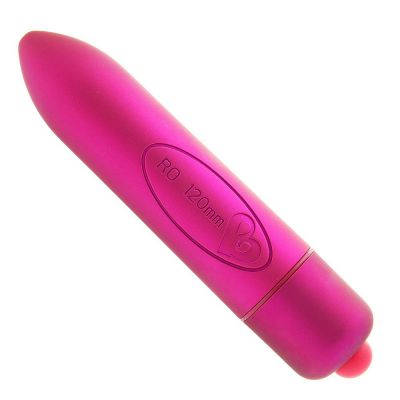 Rocks Off RO120mm Metallic Pink Vibrating Bullet