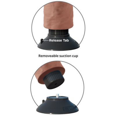 Pipedream Vibrating Bendable 8 Dong with Removable Suction Cup