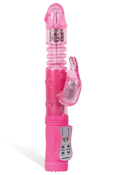 Adam and Eve Thrusting & Rotating Beaded 9.75" Rabbit Vibrator — image 6 of 23