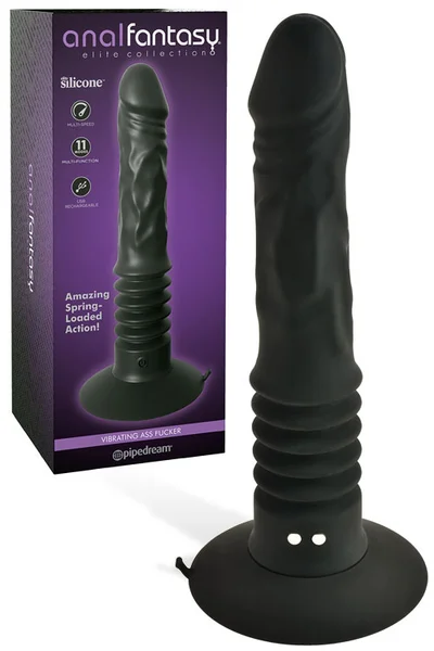 Pipedream Responsive Thrusting 12" Silicone Anal Vibrator — image 13 of 16