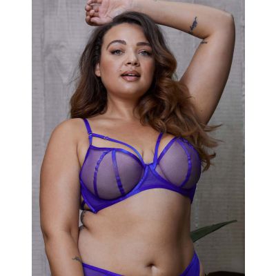HUSTLER Strappy Mesh Bra