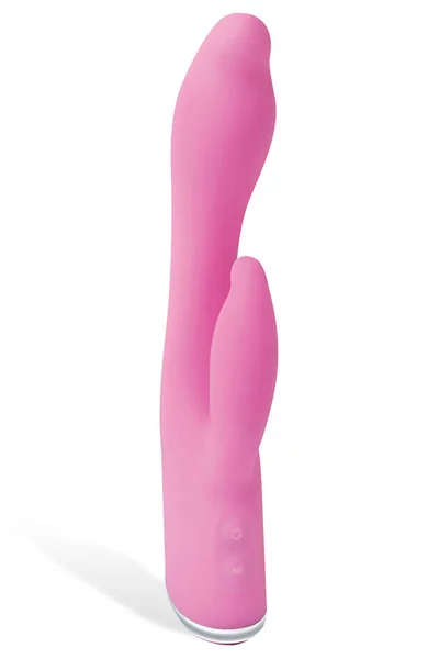 Adam and Eve Silicone 8" Rabbit Vibrator with Angled G-Spot Tip — image 17 of 20