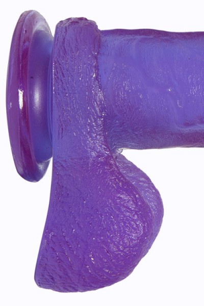 Doc Johnson Crystal Jellies 8" Realistic Dildo with Suction Base