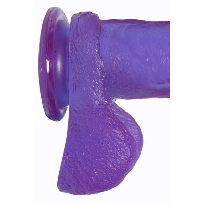 Doc Johnson Crystal Jellies 8 Realistic Dildo with Suction Base