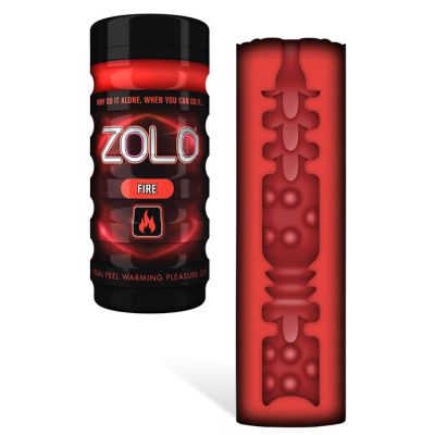 ZOLO Warming Real Feel Pleasure Cup Masturbator Fire