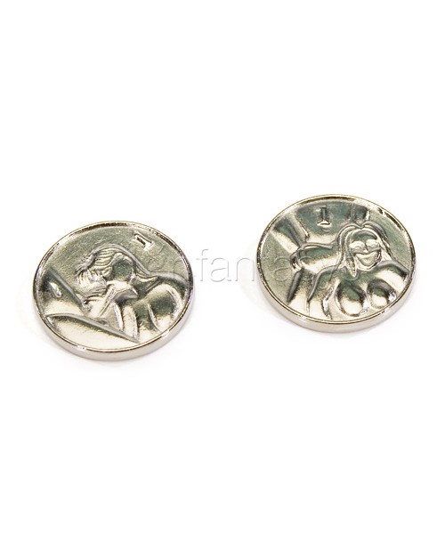 Heads or tails silver coins