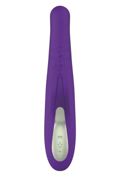 OVO J3 Rotating Beaded Rabbit Vibrator (Purple)
