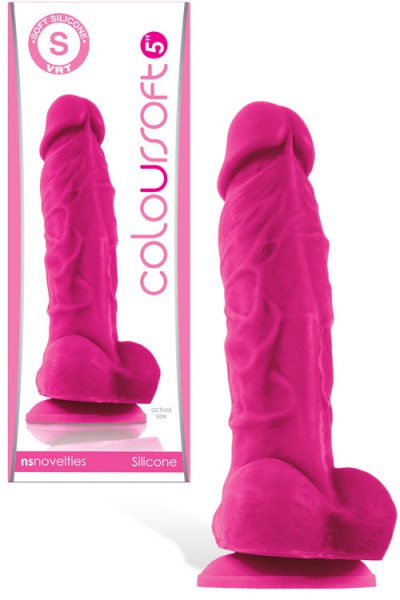 nsnovelties 6.7" Realistic Soft Silicone Dildo with Suction Cup