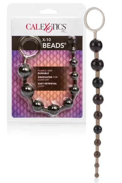 California Exotic 11" Anal Beads with Retrieval Ring (Pliable cord) — image 5 of 8