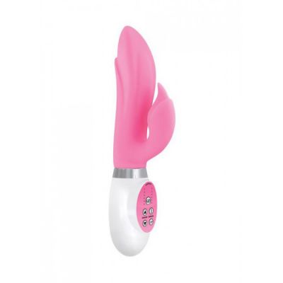 The Goddess Silicone Rabbit Vibrator Pink