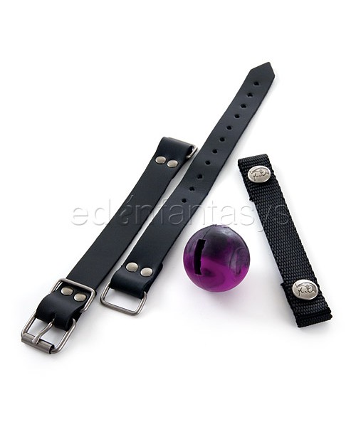 Silicone removable small ball gag