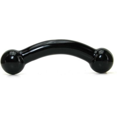 Glas Double Bull Glass Dildo Black