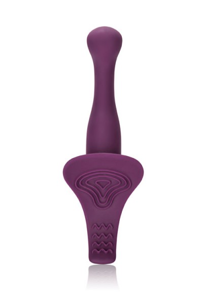 California Exotic Vibrating Textured Silicone 6.5" Probe (Harness-Compatible)