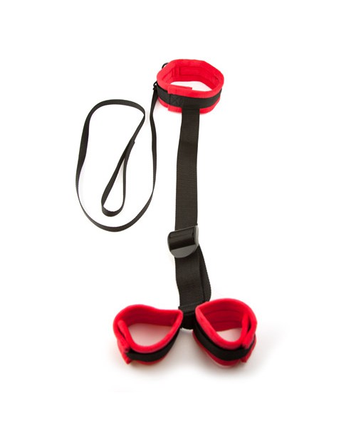 Soft touch neck to wrists restraint set