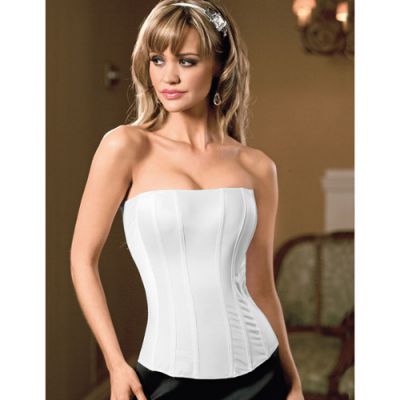 White Tesa s classic corset
