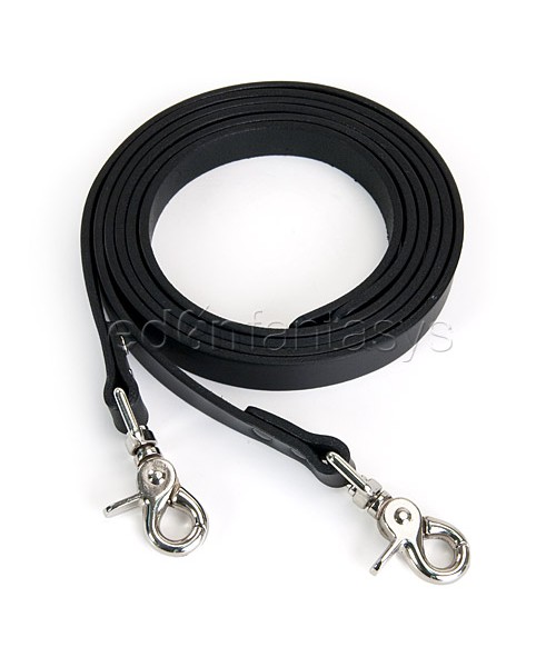 Leather riding reins