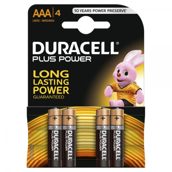 Duracell AAA Batteries (4 Pack)