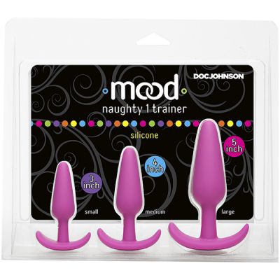 Naughty 1 Trainer Set Silicone Butt Plugs