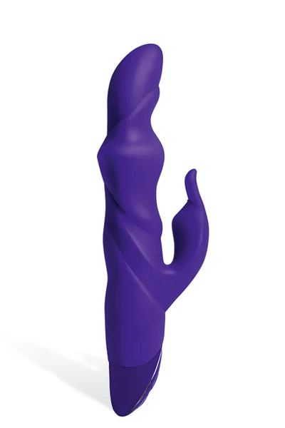 Adam and Eve Thrusting 10" Sculpted Silicone Rabbit Vibrator — image 7 of 23