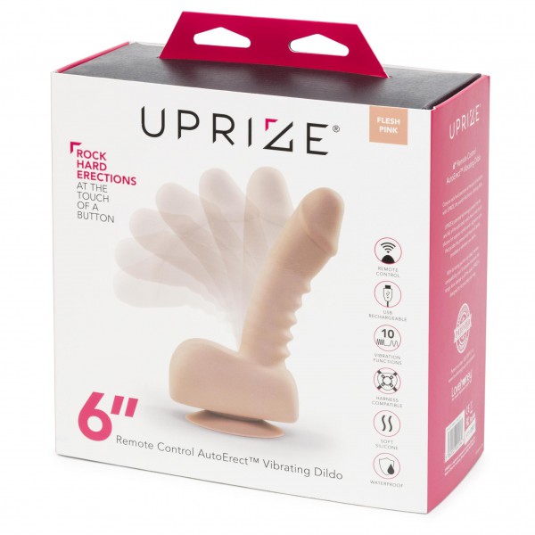 UPRIZE RISING 6 INCH VIBRATING REALISTIC DILDO