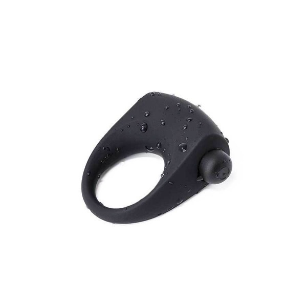 Single Speed Vibrating Cock Ring 1 N' Done Black Silicone