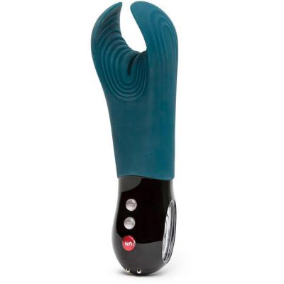Fun Factory Manta Rechargeable Penis Vibrator and Male Masturbator Blue