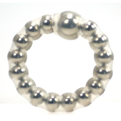 Maximum Metal Beaded Silicone Cock Ring