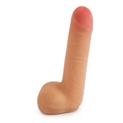 Slimline CyberCock With Balls Flesh