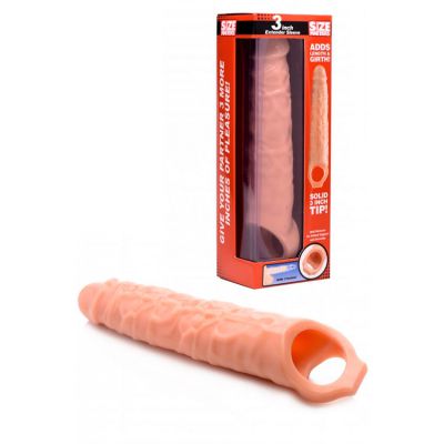 Size Matters 3 Penis Extension Sleeve with Ball Strap