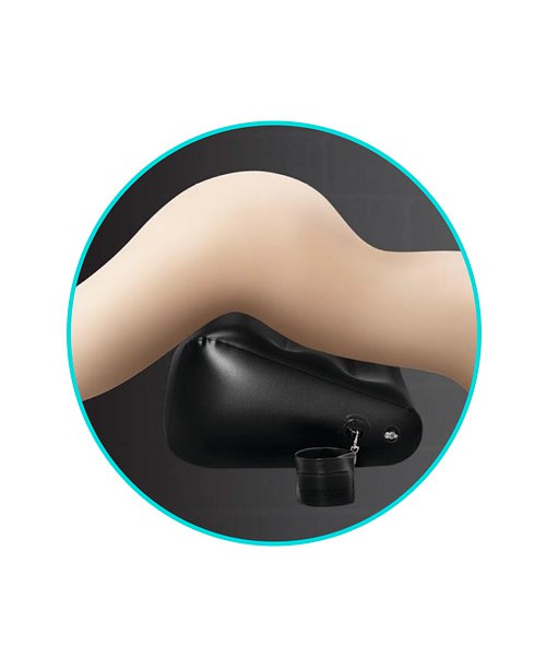 Dark magic inflatable position pillow