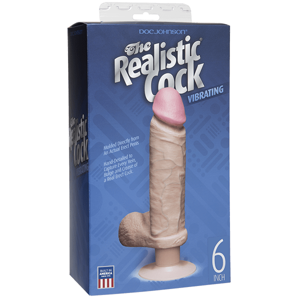 Doc Johnson Realistic 6 Inch Vibrating Cock