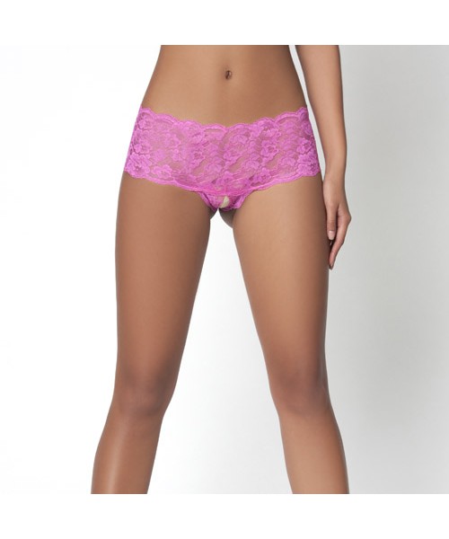 Tres Sexy crotchless lace boyshort